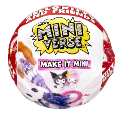 MGA 547235-EUC MGA s Miniverse - Make it mini - Hello Kitty - Serie 2, Überraschungsinhalt
