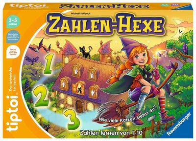 RAVENSBURGER 00132 tiptoi® Lernspiel - Zahlen-Hexe