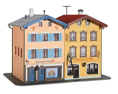 KIBRI 38819 H0 Spielwaren Moser und Gasthof Sonne in Tölz