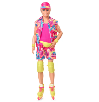 MATTEL HRF28 Barbie Signature Barbie The Movie - Ken Puppe im Inline Skating Outfit