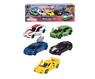 MAJORETTE 212053178 Dream Cars Italy 5er Geschenkset