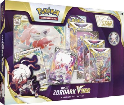 POKEMON 45424 PKM Pokémon Premium Kollektion #3 Hisui-Zoroark-VSTAR