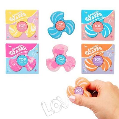 DEPESCHE 0013887 TOPModel Fidget Spinner Radiergummi - sortiert
