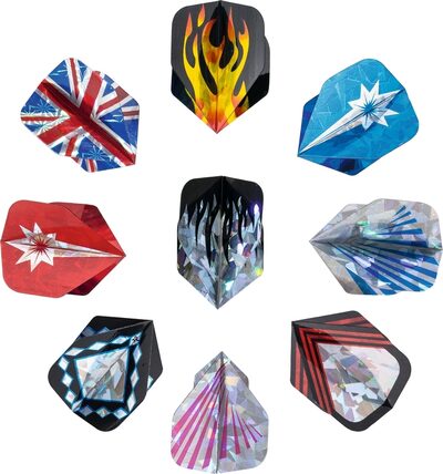 idee+spiel 721-01120 VIVA SPoRT 3D-Darts-Flights Selection, sortiert