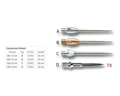 BULL'S 57612 BULL'S Stahlspitzen TX 2BA
