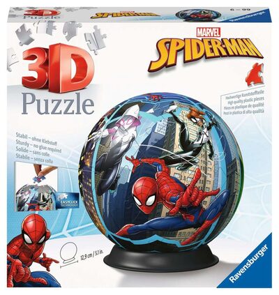 RAVENSBURGER 11563 3D PuzzleBall 72 Teile Spiderman
