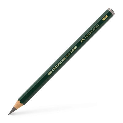 FABER-CASTELL 119300 Bleistift CASTELL 9000 Jumbo HB