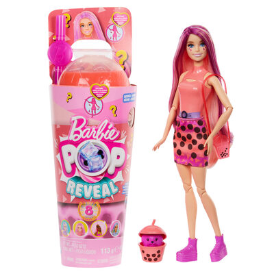 MATTEL HTJ22 Barbie Pop! Reveal Boba Series - Mango Mochi - mit Überraschungen