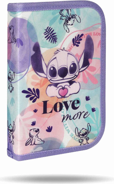 STITCH F076885 1-Kammer Disney Fashion Stitch Clipper Federtasche ohne Zubehör