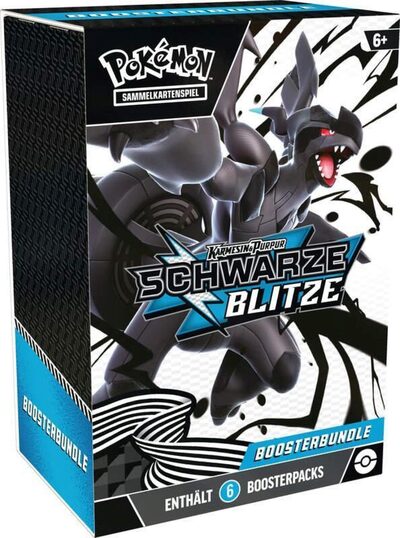 POKEMON 11843 PKM Pokémon KP010.5 Boosterbundle Karmesin & Purpur – Schwarze Blitze & Weiße Flammen
