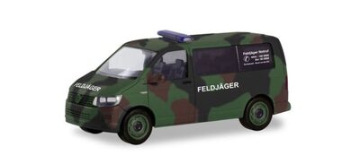 HERPA 700719 1:87 VW T6 Bus Flecktarn „Bundeswehr / Feldjäger“