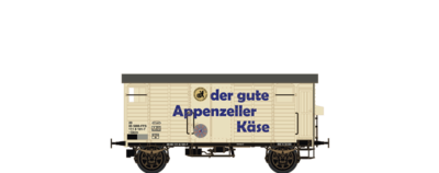 BRAWA 67863 N Gedeckter Güterwagen K2 „Appenzeller Käse”, SBB, Ep. III
