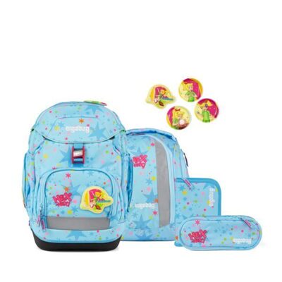 ERGOBAG 01525-90405-10 Schulranzen-Set Bärhext pack, Blau, Bunt