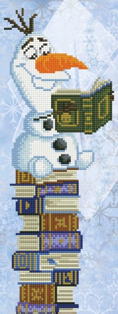 DIAMOND DOTZ® CD851901105 Original Diamond Painting Set Die Eiskönigin Olaf Snow it All 17 x 45 cm