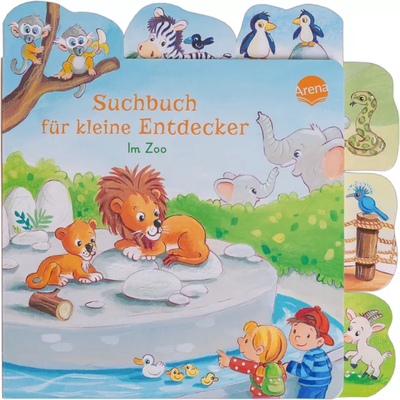 ARENA 3-401-71850-9 Kraushaar, Suchbuch für kleine Entdecker. Im Zoo