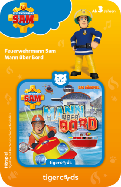 TIGER MEDIA 4144 tigercard - Feuerwehrmann Sam - Mann über Bord