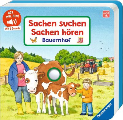 RAVENSBURGER 42111 Hör mal hin: Sachen suchen, Sachen hören: Bauernhof