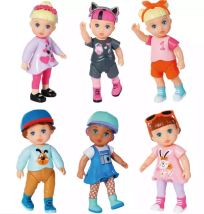 ZAPF 906019 BABY born Minis - Sisters & Brothers Dolls 1-6, sortiert