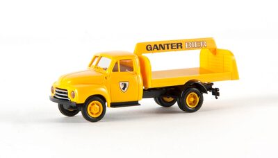 BREKINA 35322 1:87 / H0 Opel Blitz Getränkeaufbau 'Ganter Bier'
