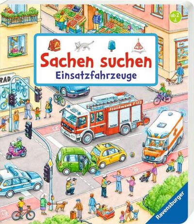 RAVENSBURGER 43686 Sachen suchen: Einsatzfahrzeuge