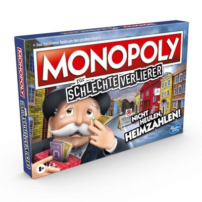 HASBRO E9972149 Monopoly für schlechte Verlierer