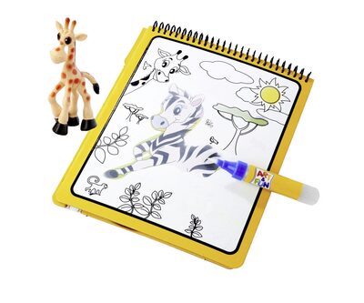 SIMBA 106334635 Art & Fun Water Pen Safari Malbuch