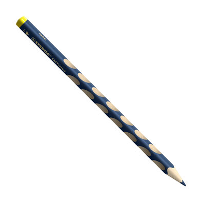 STABILO 331/420-6 Ergonomischer Buntstift für Linkshänder - STABILO EASYcolors - Einzelstift - dunkelblau
