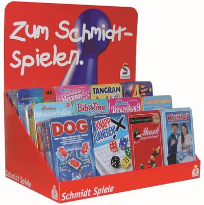 SCHMIDT SPIELE 41668 Bring mich mit Spiele in einer Metalldose - sortiert
