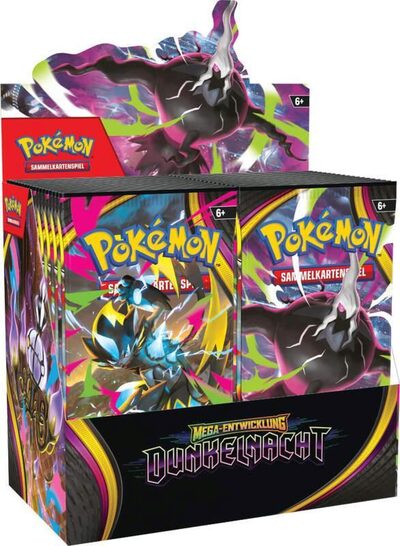 POKEMON 14293 Pokémon PKM ME05 Boosterpack Mega-Entwicklung - Dunkelnacht - 36er Display