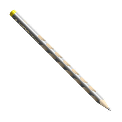 STABILO 331/805-6 Ergonomischer Buntstift für Linkshänder - STABILO EASYcolors - Einzelstift - silber