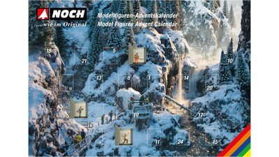 NOCH 15994 H0 Figuren-Adventskalender 28 Figuren