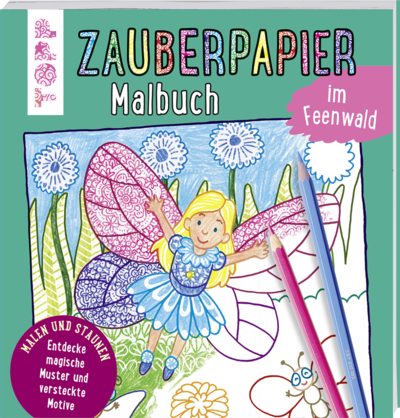 TOPP 8425 Zauberpapier Malbuch im Feenwald