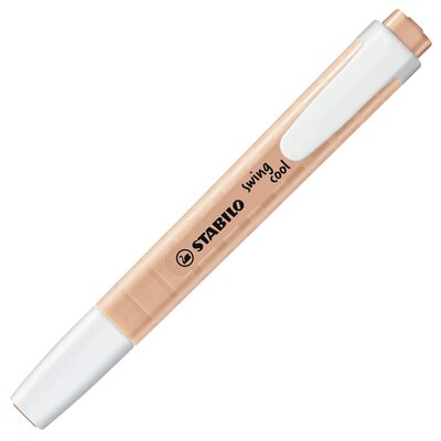 STABILO 275/126-8 Textmarker - STABILO swing cool Pastel Edition - Einzelstift - cremige Pfirsichfarbe