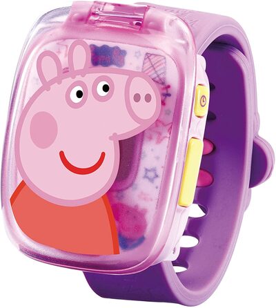 VTECH 80-526004 Peppas Lernuhr pink