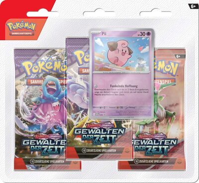 POKEMON 45824 Pokémon PKM KP05 3-Pack Blister -3er-Pack - 2fach sortiert