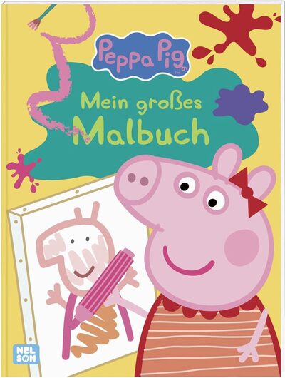 CARLSEN 512166 Peppa Mein großes Malbuch