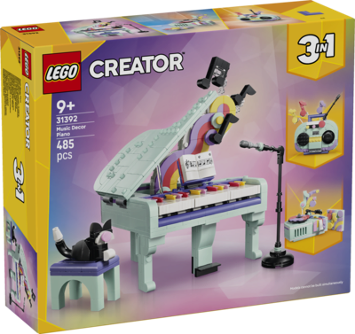LEGO® Creator 31392 Deko-Klavier mit Katze