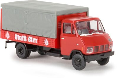 BREKINA 37724 1:87 / H0 Steyr 590 Getränkeaufbau Blattl Bier,