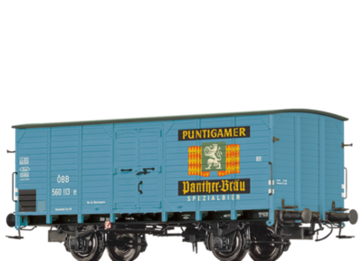 BRAWA 50773 H0 Bierwagen 'Puntigamer Bier', ÖBB, Ep. III