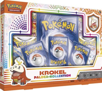 POKEMON 45485 PKM Pokémon Preview Box Paldea-Kollektion Krokel oder Kwaks oder Felori, sortiert