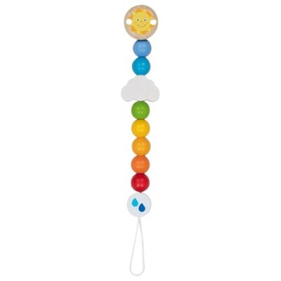 GOKI 65275 Schnullerkette Regenbogen