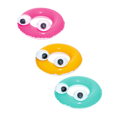BESTWAY 36114 Schwimmring Big Eyes 'Glubschi' Ø 61 cm , farblich sortiert