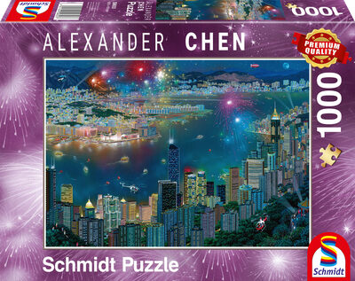 SCHMIDT SPIELE 59650 Feuerwerk über Hongkong