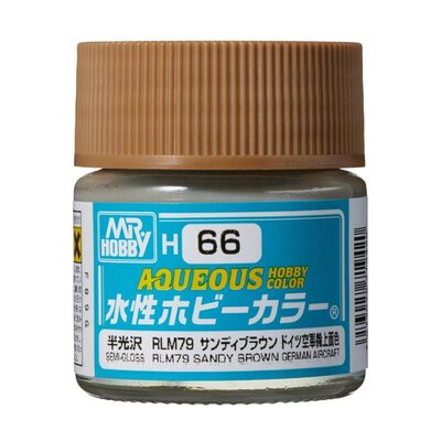 MR. HOBBY H-066 Aqueous Hobby Colors (10 ml) RLM79 Sandy Brown