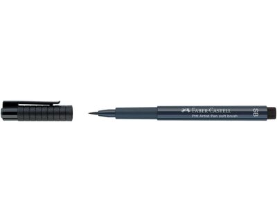 FABER-CASTELL 167857 Tuschestift Pitt Artist Pen SB Farbe 157 indigo dunkel