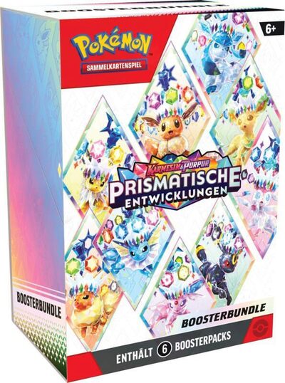 POKEMON 10617 PKM Pokémon KP08.5 Boosterbundle Karmesin & Purpur - Prismatische Entwicklungen