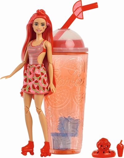 MATTEL HNW43 Barbie Pop! Reveal Barbie Juicy Fruits Serie - Wassermelone