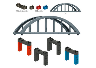 MÄRKLIN 72218 H0 Märklin my world - Baustein-Set Hochbahn-Brücke