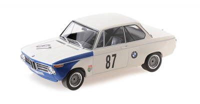 MINICHAMPS 1:18 BMW 2002 TIK - BMW AG - HUBERT HAHNE - GRAND PRIX BRNO 1969