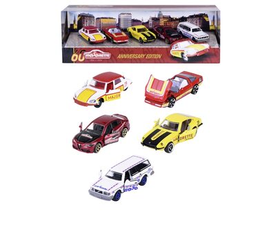 MAJORETTE 212054101 Anniversary Edition Geschenkset mit 5 Modellautos